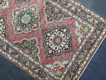 Turkish Runner Rug, Turkish Runner 4.7 x 12.3 Rug, Vintage Runner Rug, Hallway Runner Rug Kitchen Runner Rug, Wool Runner Rug Persian Rug