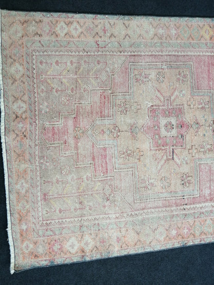 8.4 x 4.3 Turkish Rug, Oushak Rug, Oushak Rugs, Wool Oushak Rug, Oushak Runner Rugs, Runner Rug, Vintage Rug, Hand Made Rug