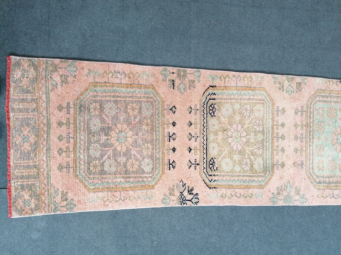 11'x2'3 turkish runner rug,runner rug, kitchen runner rug,hallway runner rug