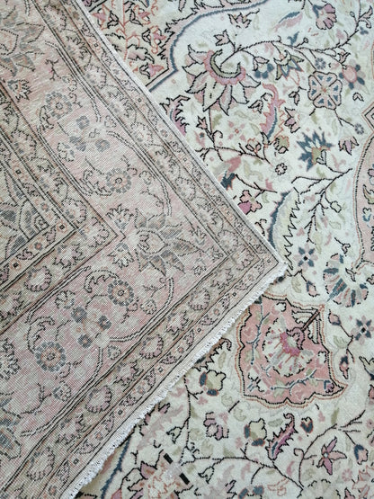 6.7 x 10.7 Large  OUSHAK RUG TURKISH Oushak Rug Vintage Oushak quality Rug Vintage Runner Rug Wool Oushak Rug Hand Made Rugs Vintage  Rug