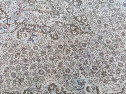 5.5 x 7.3 knotted rug - handmade living room rug, vintage wool rug, Persian rug