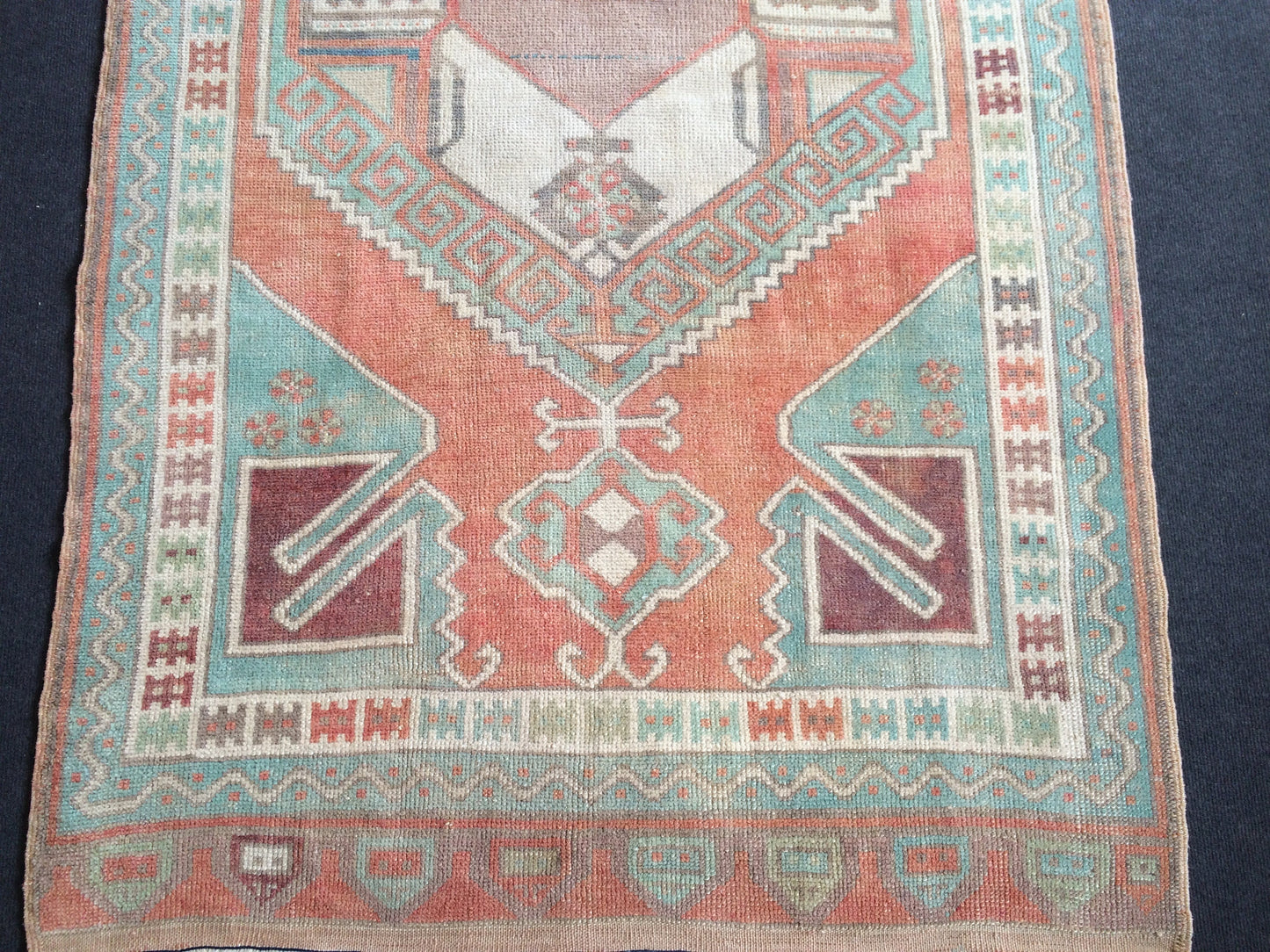 Rugs, Hand Made Rug, Oushak Rug, Turkish Rugs, Bohemian Rug, Oriental Turkish Rug, Farmhouse Rug, Vintage Rug, Wool  Oushak Rug Wool Rugs