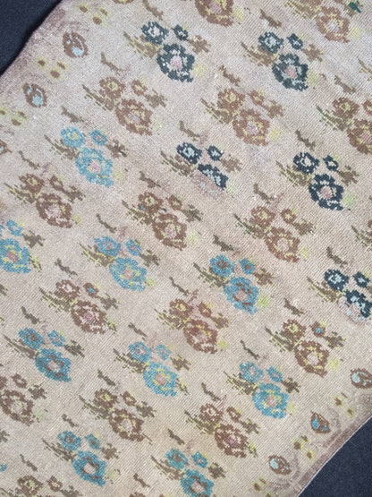 Turkish Rug, Vintage Oushak Rug, Oushak Rug, Wool Oushak Rug, Oushak Runner Rugs, Farmhouse Rug, Vintage Rug, Minimalist Rug, Hand Made Rug