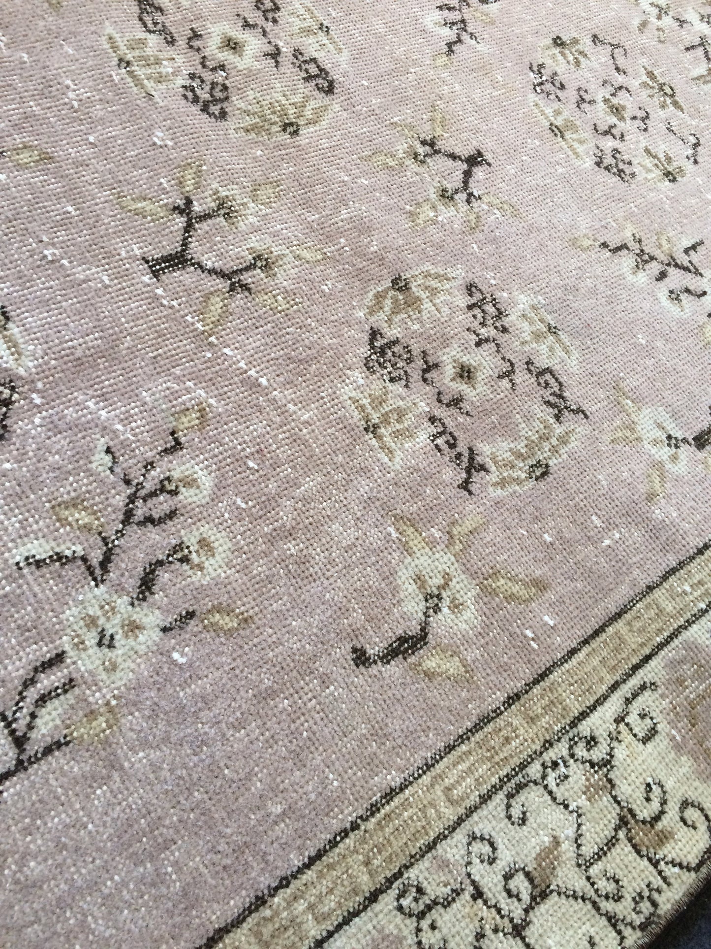 Turkish Rug, Oushak Rug, Rustic Oushak Rug, Wool Oushak Rug, Oushak Runner Rugs, Farmhouse Rug, Vintage Rug, Minimalist Rug, Hand Made Rug