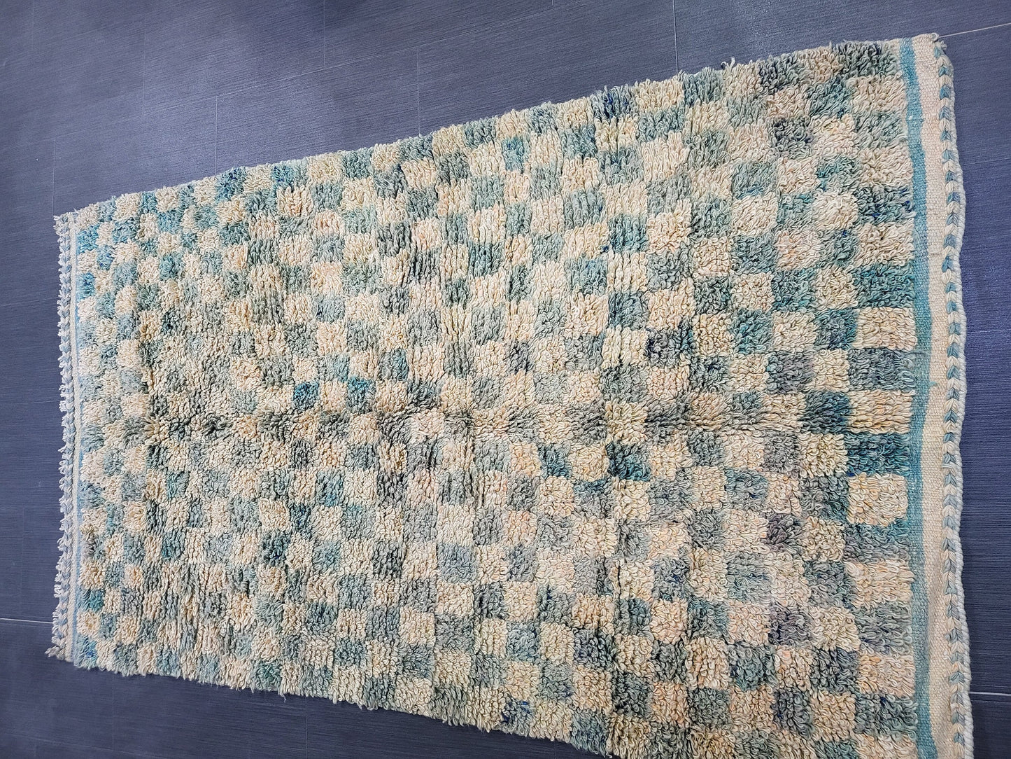 Antique Rug, High Wool Pile Rug, 3.8 x 5.10  Plush Rug,Handmade Rug,Shaggy Hand Knotted Rug,One Of A Kind Rug, Nomad Rug, Rear Rug