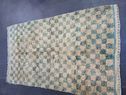 Antique Rug, High Wool Pile Rug, 3.8 x 5.10  Plush Rug,Handmade Rug,Shaggy Hand Knotted Rug,One Of A Kind Rug, Nomad Rug, Rear Rug