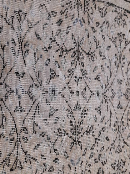 MUTED Large Vintage RUG 7.7 x 11.6 TURKISH Oushak Rug Vintage Oriental Rug Antique 8x12 Persian Hand Made Rug Distressed Turkish Rug