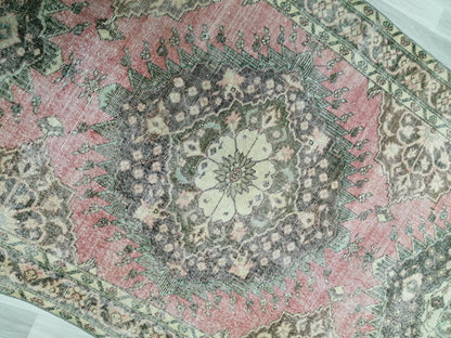 5 x 12.6 Oushak Runner Rug Turkish Runner Rug Vintage Runner Rug Hallway Runner Rug Kitchen Runner Rug Wool Runner Rug Wool Oushak Rug