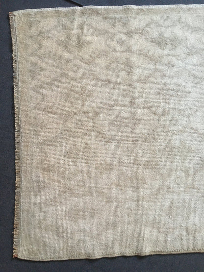 3.3x6.4 feet turkish handmade area rug, vintage muted kitchen rug, hallway area rug