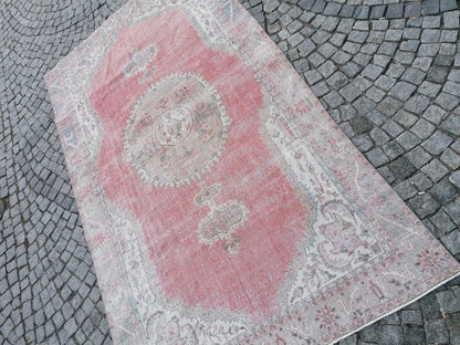 11'x6'7 large oushak rug, living room rug, handmade wool rug, are rug