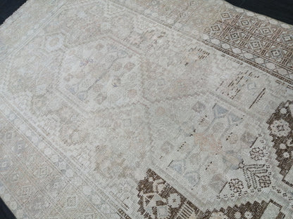 4x7 Muted Rugs, Hand Made Rug, Neutral Oushak Rug, Rustic Rug, Neutral Rug, Turkish Rug, Farmhouse Rug, Vintage Rug