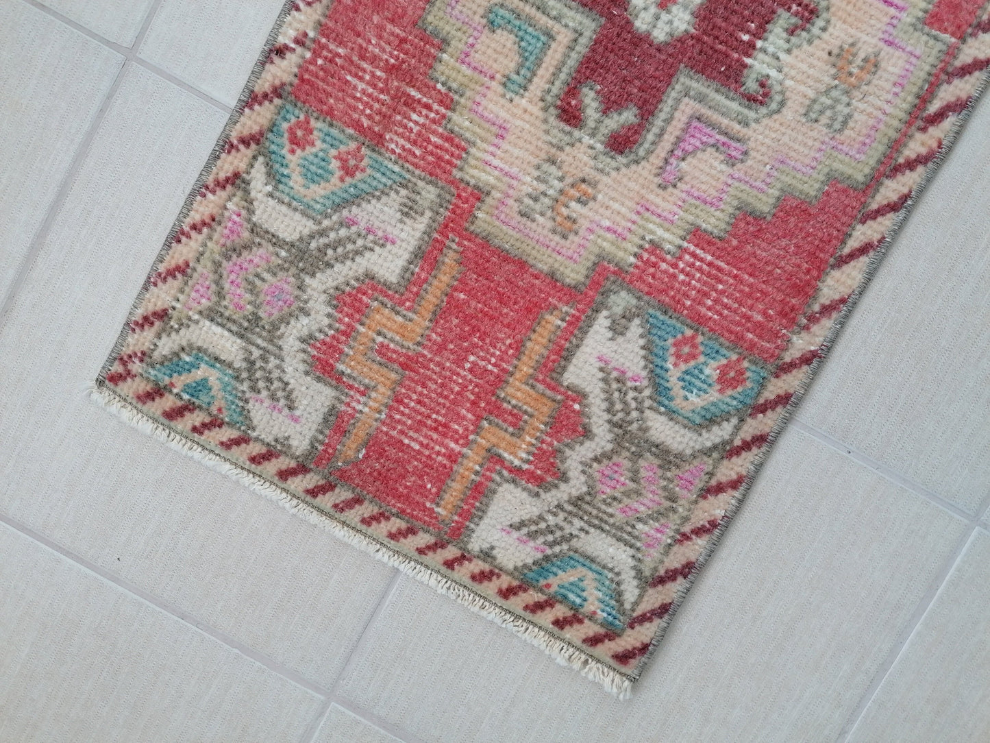 Turkısh rug, vıntage small rug, vıntage turkısh rug, hand made rug,wool rug