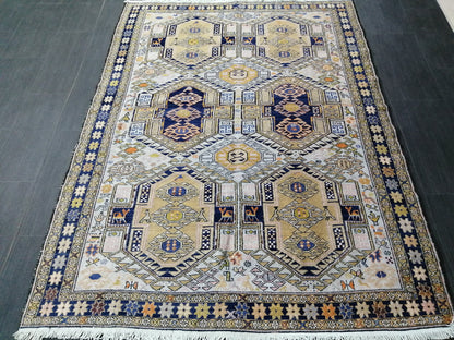 Soumak Rug 5.9 x 4.4 Silk Rug Vintage Rug Oriental Flatwoven Rug  Turkish  Rug, Bohemian Rug Oushak Rug