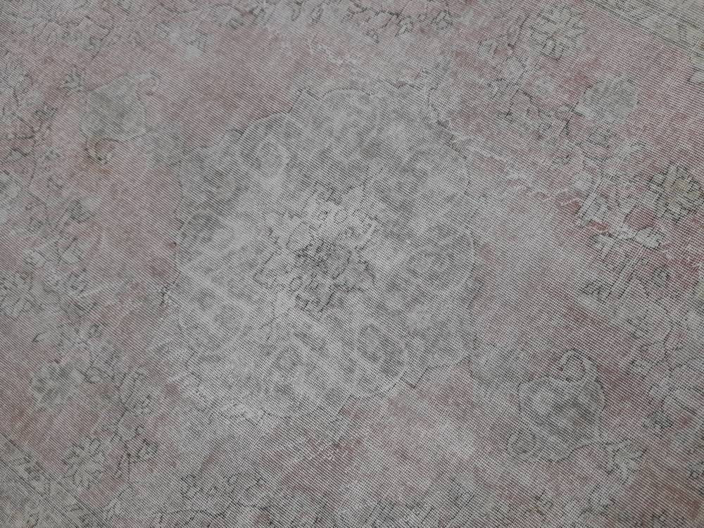 WOOL Distressed RUG 6.5 x 10 Turkish Oushak Rug Large Vintage Rug Tint of Pink Vintage Hand Made Persian Rug Muted Vintage Turkish Rug 7x10