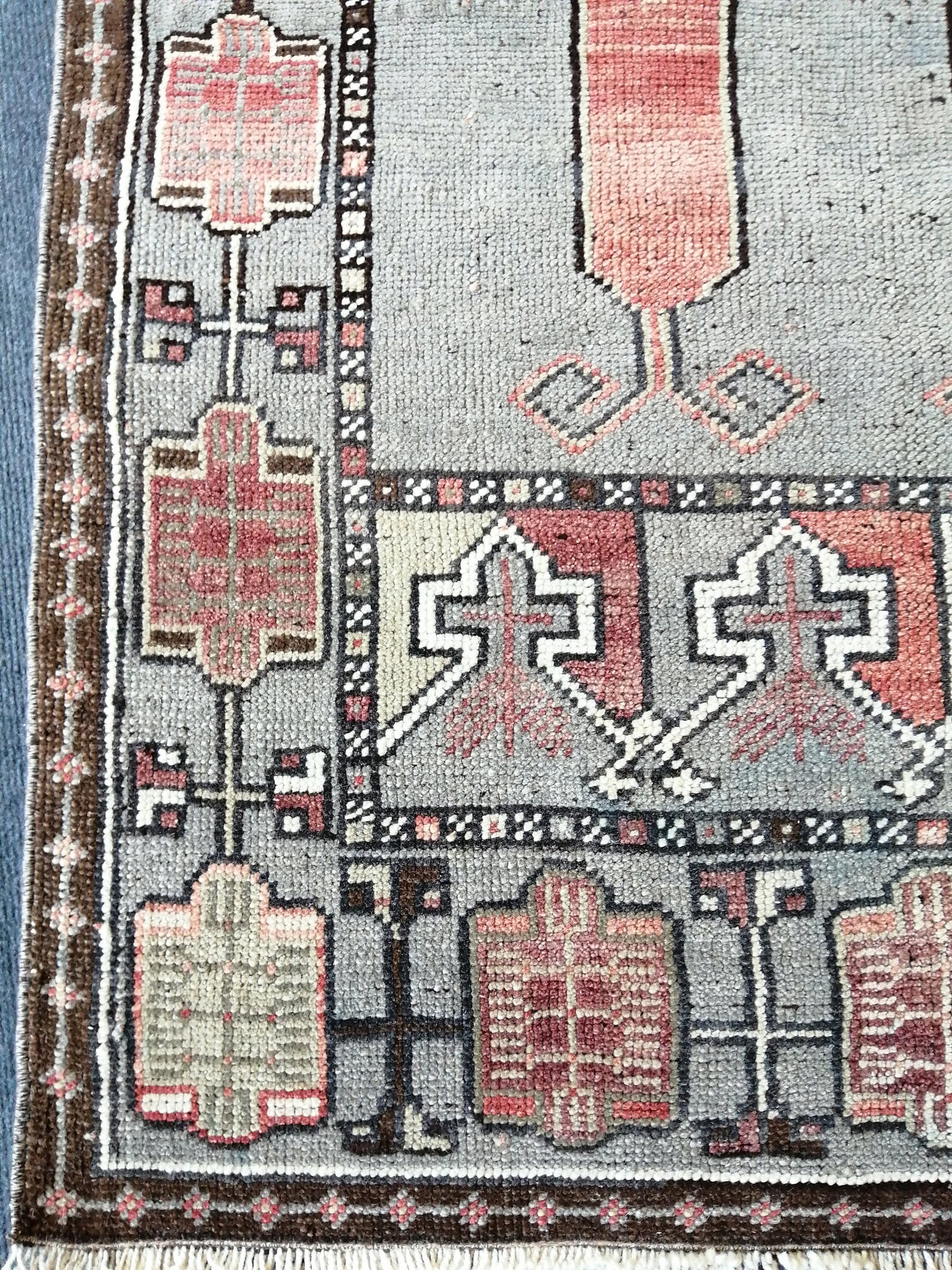 6 x 3.7 Turkish Rug, Vintage Oushak Rug, Oushak Rug, Wool Oushak Rug, Oushak Runner Rugs, Farmhouse Rug, Vintage Rug, Hand Made Rug