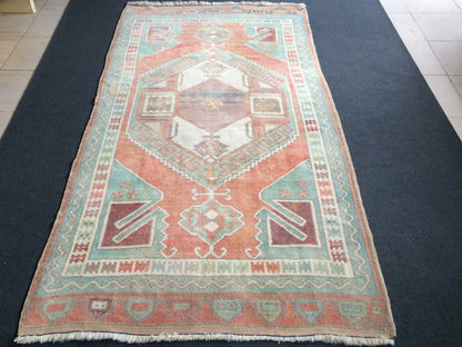 Rugs, Hand Made Rug, Oushak Rug, Turkish Rugs, Bohemian Rug, Oriental Turkish Rug, Farmhouse Rug, Vintage Rug, Wool  Oushak Rug Wool Rugs