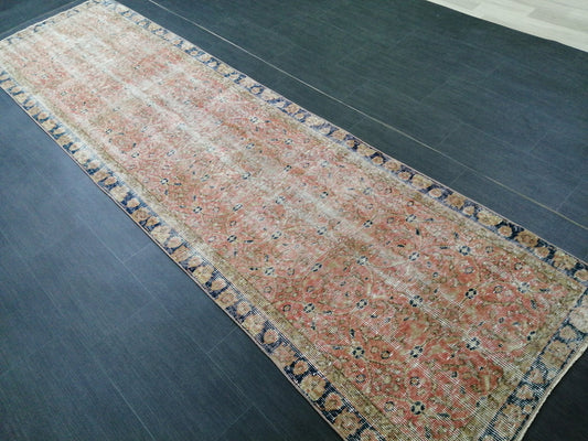 10.5 X 2.10 Oushak Runner Rug Turkish Runner Rug Vintage Runner Rug Hallway Runner Rug Kitchen Runner Rug Wool Runner Rug Wool Oushak Rug