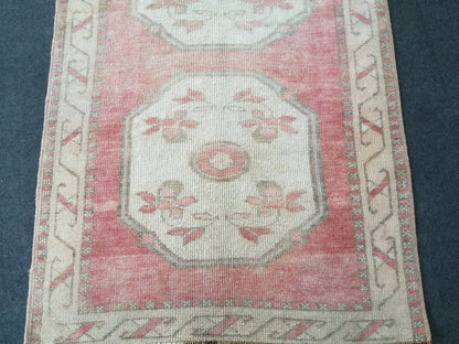 6x3 Oushak Runner Rug Turkish Runner Rug Vintage Runner Rug Hallway Runner Rug Kitchen Runner Rug Wool 3x6 Rug Wool Oushak Rug