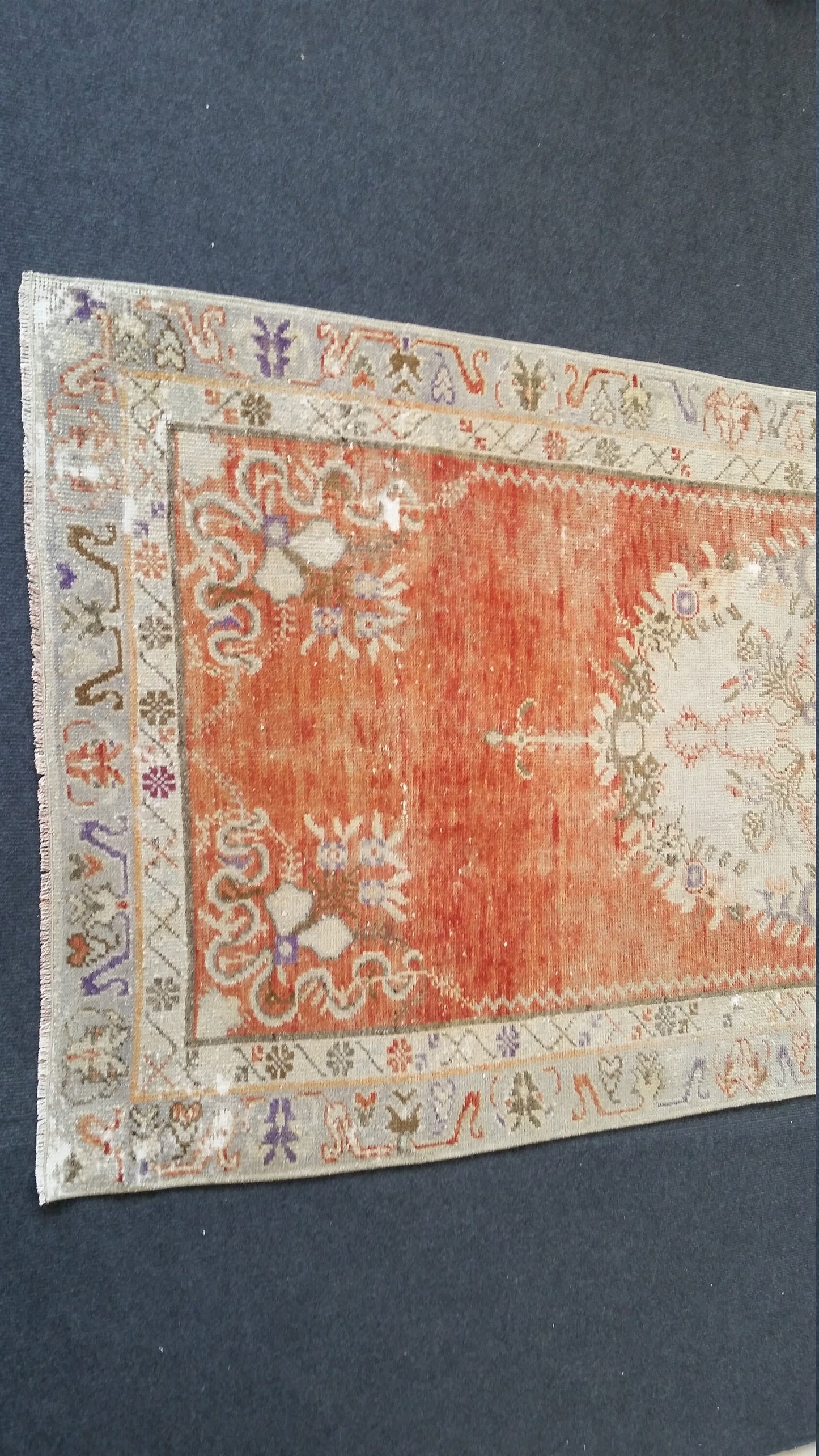 Oushak Rug Vintage Rug Turkish Rug