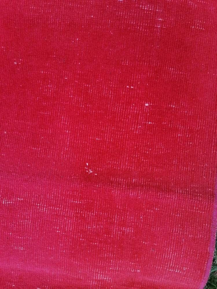 Turkısh rug 2'4x4 handmade wool rug,