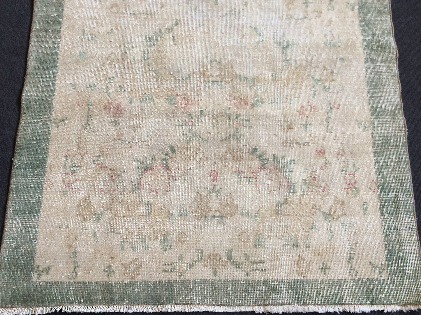 OUSHAK RUG TURKISH Oushak Rug Vintage Oushak Runner Rug Vintage Runner Rug Muted Wool Oushak Rug Hand Made Rugs