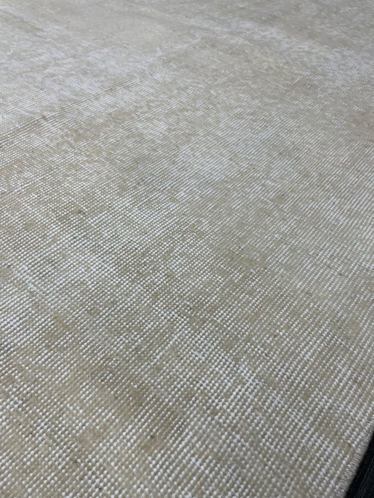 Neutral RUG TURKISH Rug 6.7 x 10 Vintage Rug Natural Wool Oushak Rug Handmade Persian Rugs Vintage Plain Rug Neutral Oriental rug