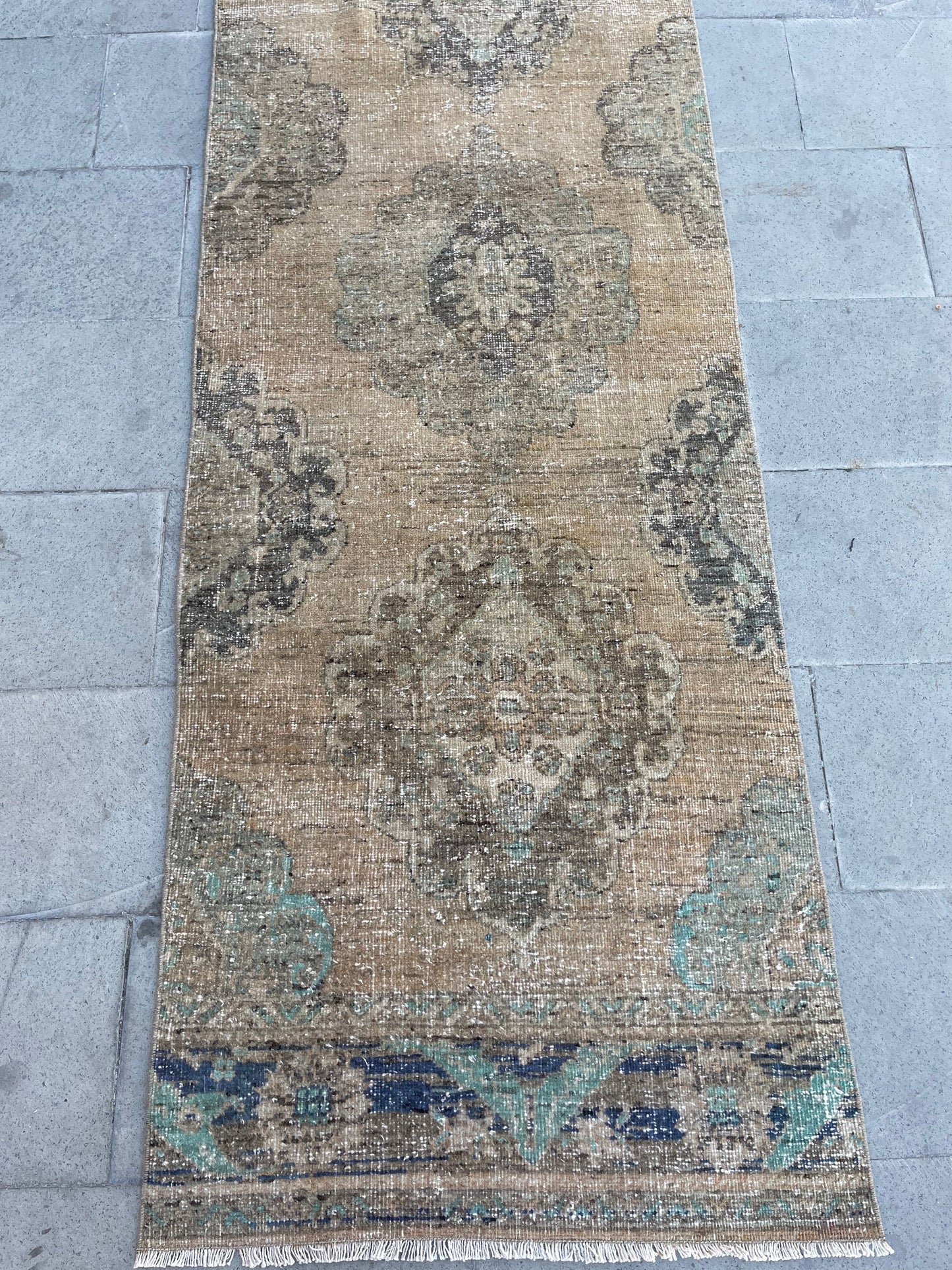 Extra Long Turkish Runner Very Long Oushak Runner Rug 2.8 x 17.8 Vintage Stair Runner Rug XL Oriental Runner Rug Staircase Runner rug