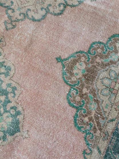 Oushak Runner 5 x 12.5 Rug Turkish Runner Rug Vintage Runner Rug Hallway Runner Rug Kitchen Runner Rug Wool Runner Rug Wool Oushak Rug