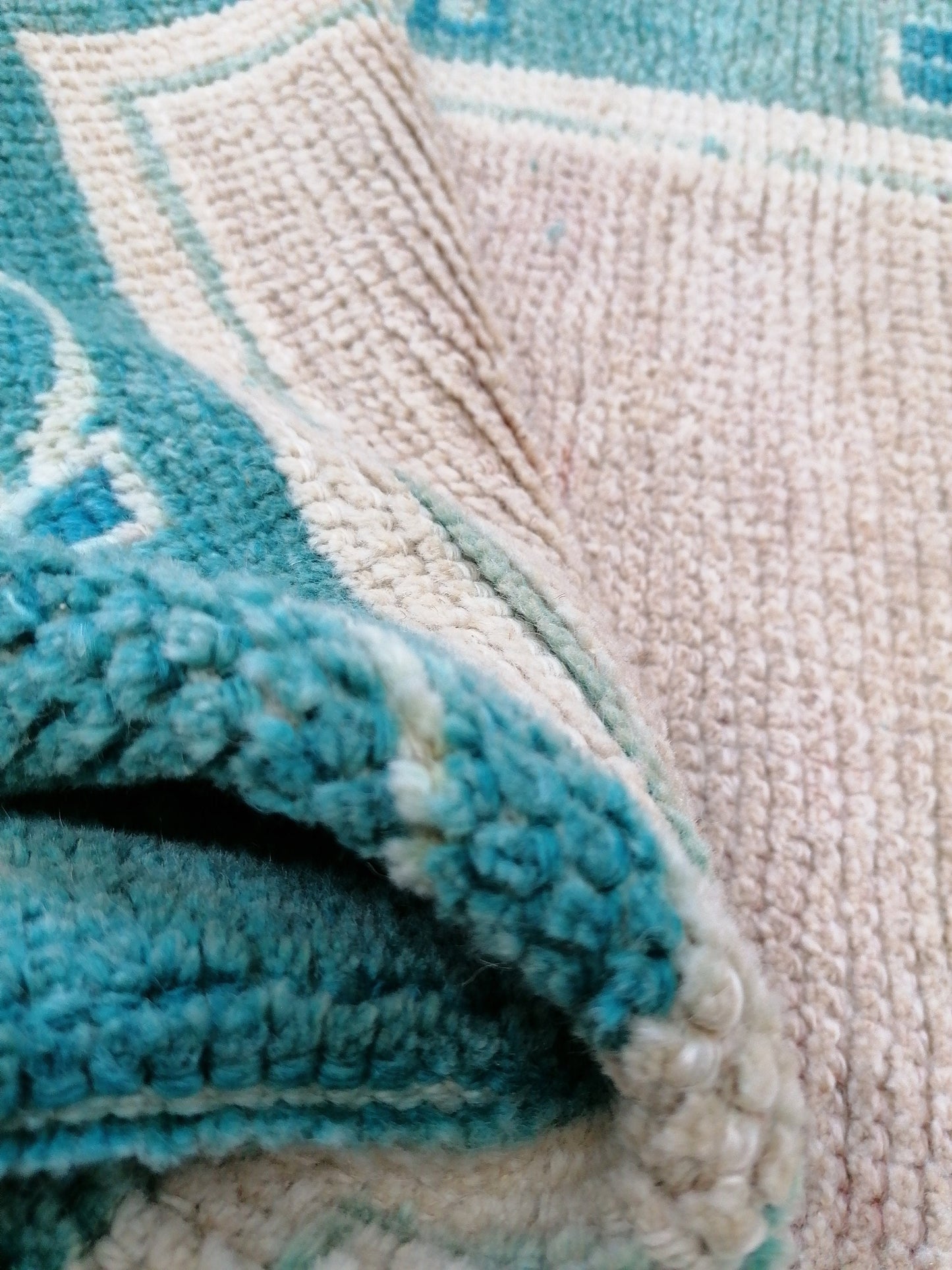 Shaggy turkish hand made rugs 5x3'4 vintage green rugs, high pile wool rug, turkish oushak rug, vintage oushak rug, wool rug