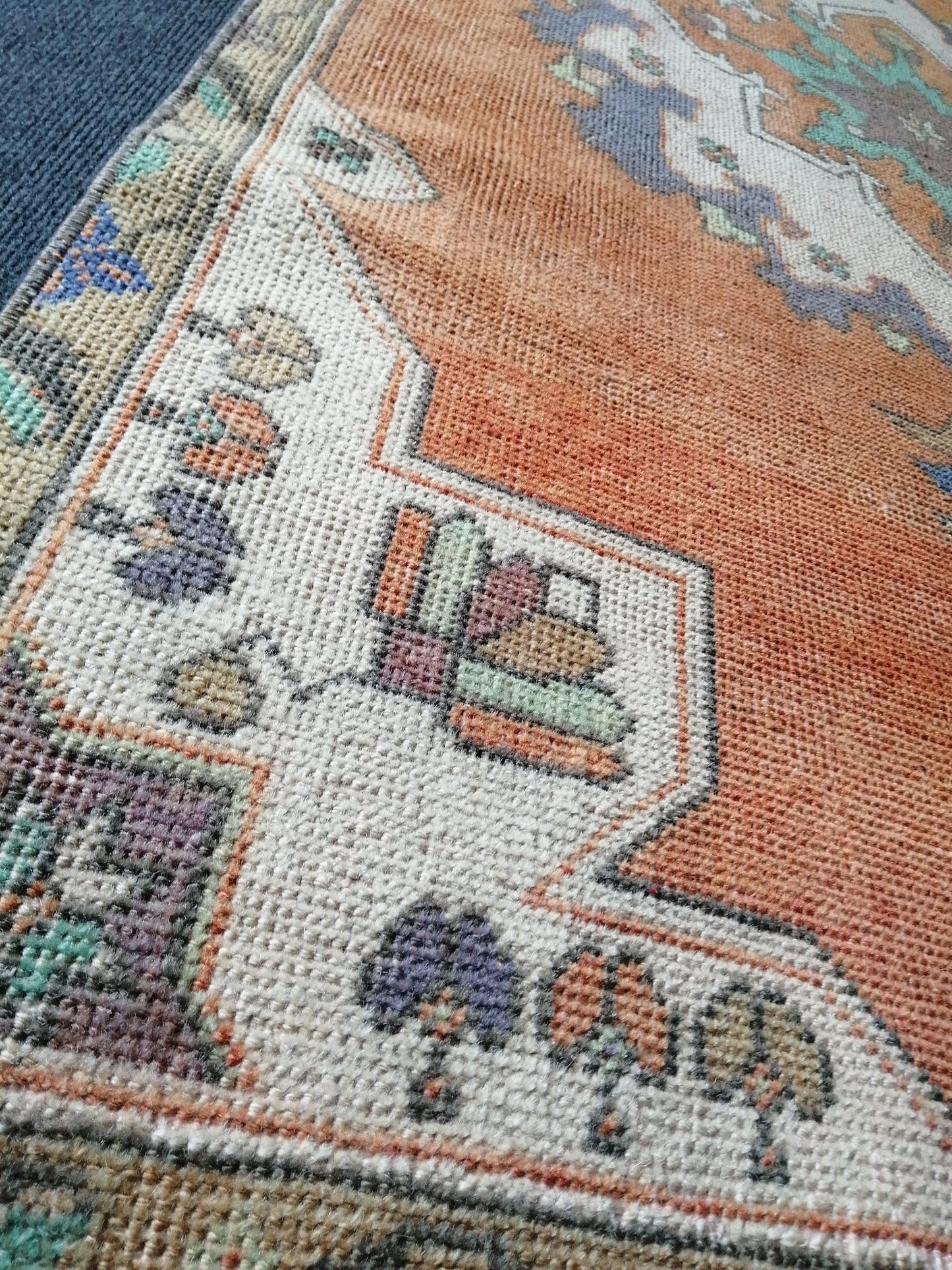 6 X 3.6 Turkish Rug, Oushak Rug, Oushak Rugs, Wool Oushak Rug, Oushak Runner Rugs, 3.6x6 Rug, Vintage Rug, Hand Made Rug