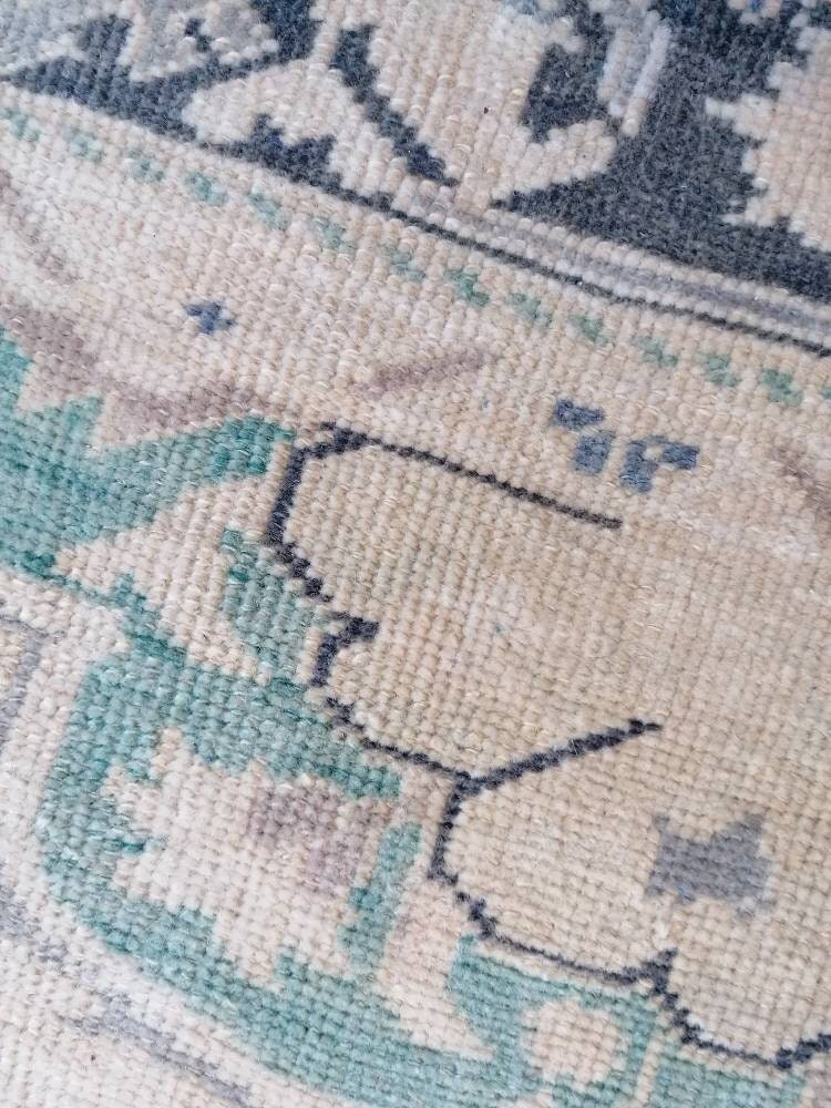 Vintage runner, oushak wool runner 2'10x11'3 hallway  runner, turkish runner rug, entery runner, kitchen runner