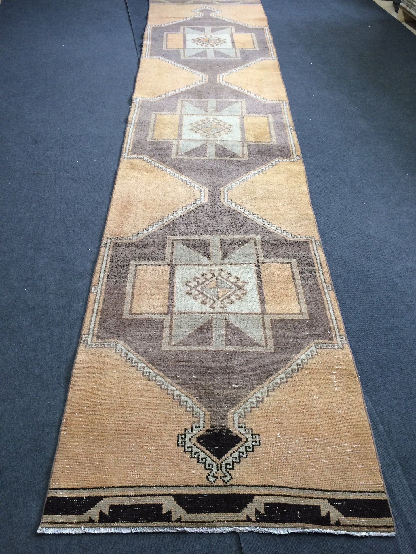 Vintage Runner Rug, Turkish Runner Rug. Vintage 3 x 13 Runner Rug, Hallway Runner Rug, Wholesale Runner Rug, Hand Knotted Runner Rug.