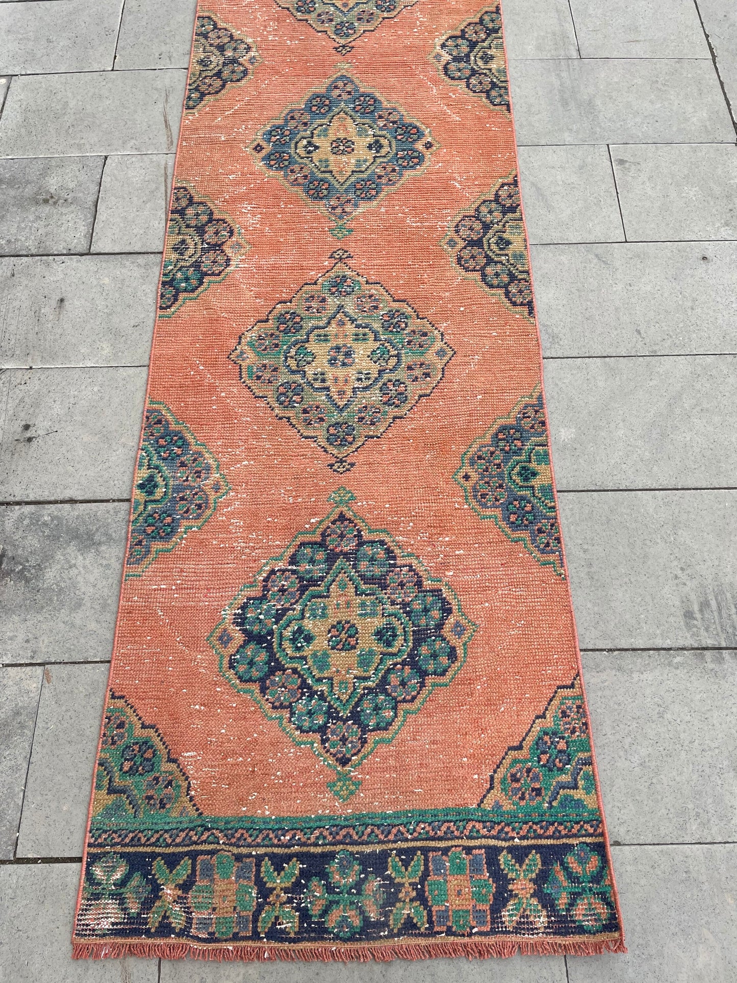 Extra Long OUSHAK Runner Very Long TURKISH Runner Rug 2.7 x 21 ft Vintage Runner Rug Vintage XL Oriental Runner Rug Staircase Runner rug