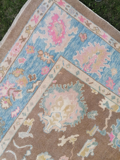 9.2 x 12.2 Large turkish oushak rug - new oushak rug, large living room rug hand knotted rug