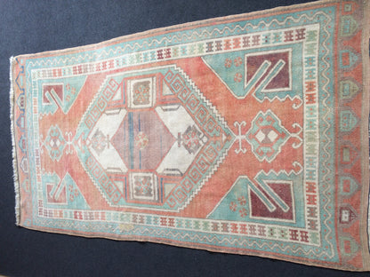 Rugs, Hand Made Rug, Oushak Rug, Turkish Rugs, Bohemian Rug, Oriental Turkish Rug, Farmhouse Rug, Vintage Rug, Wool  Oushak Rug Wool Rugs