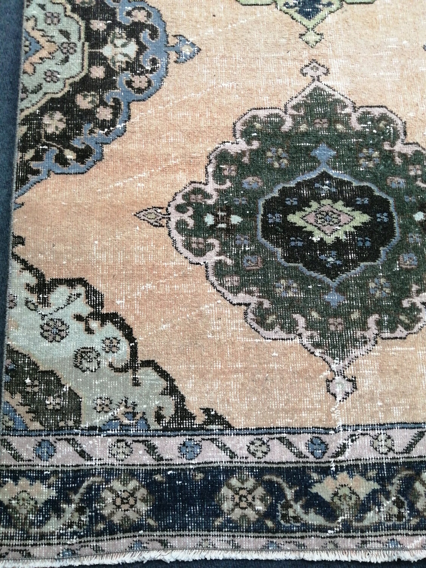 12.7 x 3.3 Oushak Runner Rug Turkish Runner Rug Vintage Runner Rug Hallway Runner Rug Oriental Runner Rug Oushak Runner