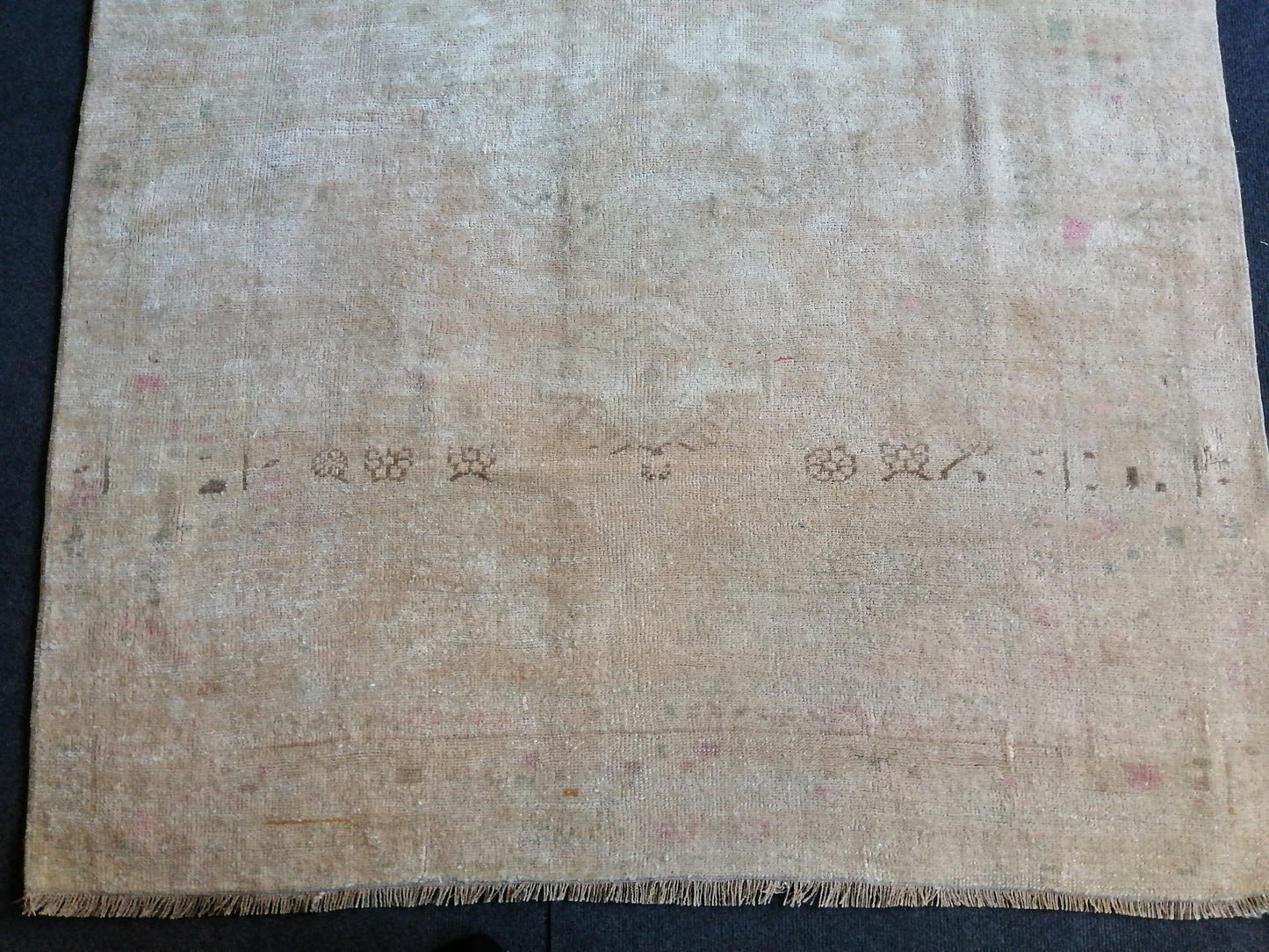 7.5 x 4.3 Muted Rugs, Hand Made Rug, Oushak Rug, Rustic Rug, Bohemian Rug, Rug Runner, Turkish Rug, Farmhouse Rug, Vintage Rug, Wool rug