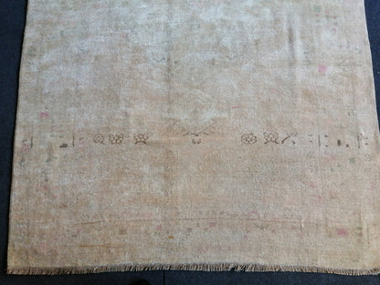 7.5 x 4.3 Muted Rugs, Hand Made Rug, Oushak Rug, Rustic Rug, Bohemian Rug, Rug Runner, Turkish Rug, Farmhouse Rug, Vintage Rug, Wool rug