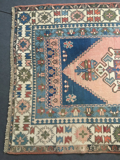 5x8 feet oushak turkish rug, handmade wool living room rug, Hand knotted rug