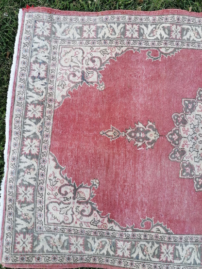 Runner rug,8'5x3' turkish runner rug, hallway runner rug,kitchen runner rug, vintage runner rug,oushak runner rug, runer,