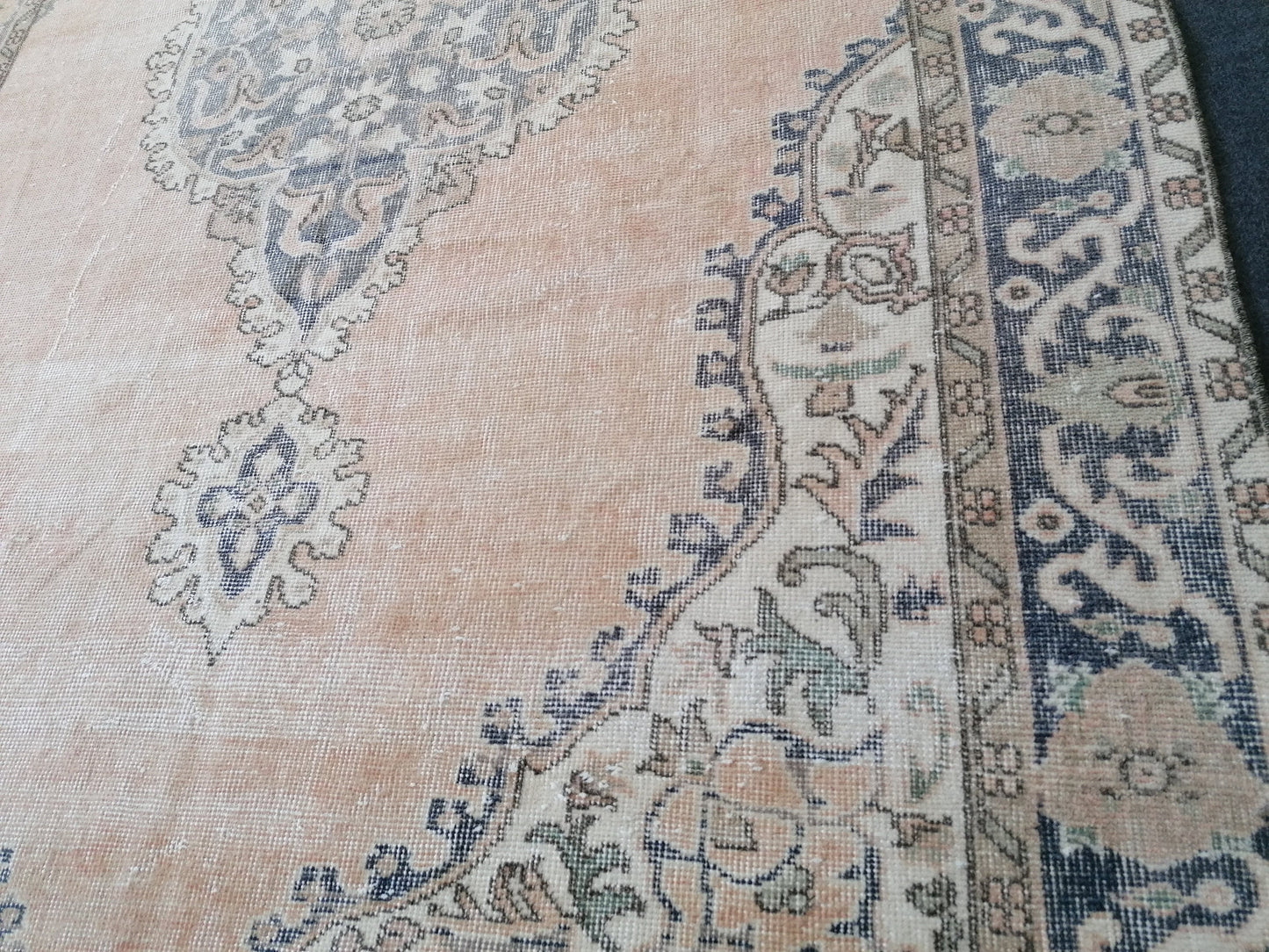 5.8 x 8.10 large oushak rug turkish rug vintage wool oushak rug handmade rugs