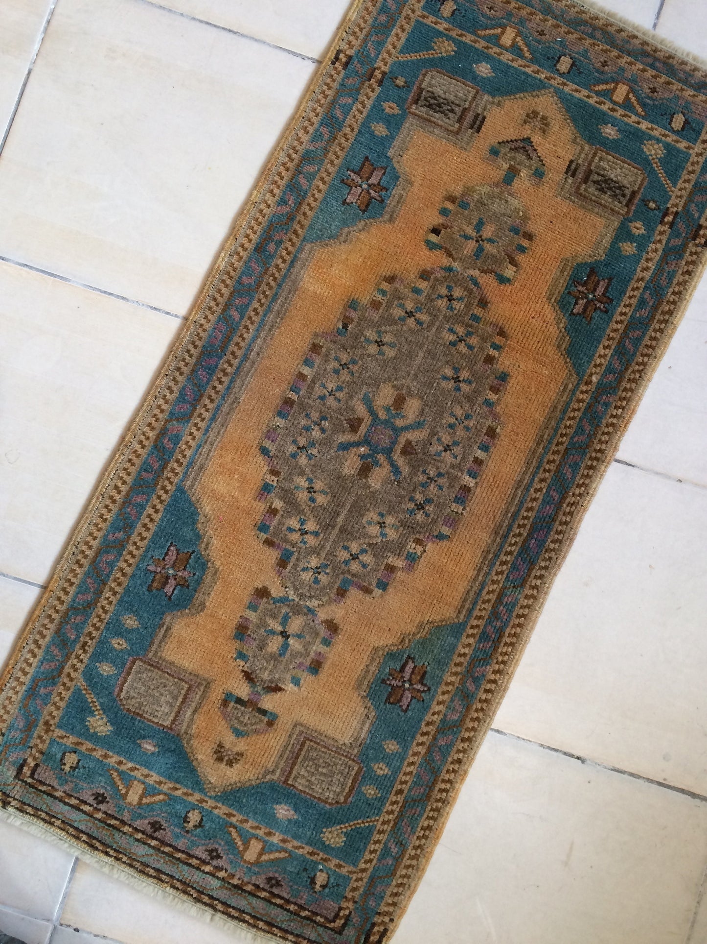 Turkish Rug, Oushak Rug, Rustic Oushak Rug, Wool Oushak Rug, Oushak Runner Rugs, Farmhouse Rug, Vintage Rug, Minimalist Rug, Hand Made Rug