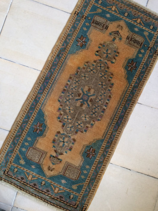 Turkish Rug, Oushak Rug, Rustic Oushak Rug, Wool Oushak Rug, Oushak Runner Rugs, Farmhouse Rug, Vintage Rug, Minimalist Rug, Hand Made Rug