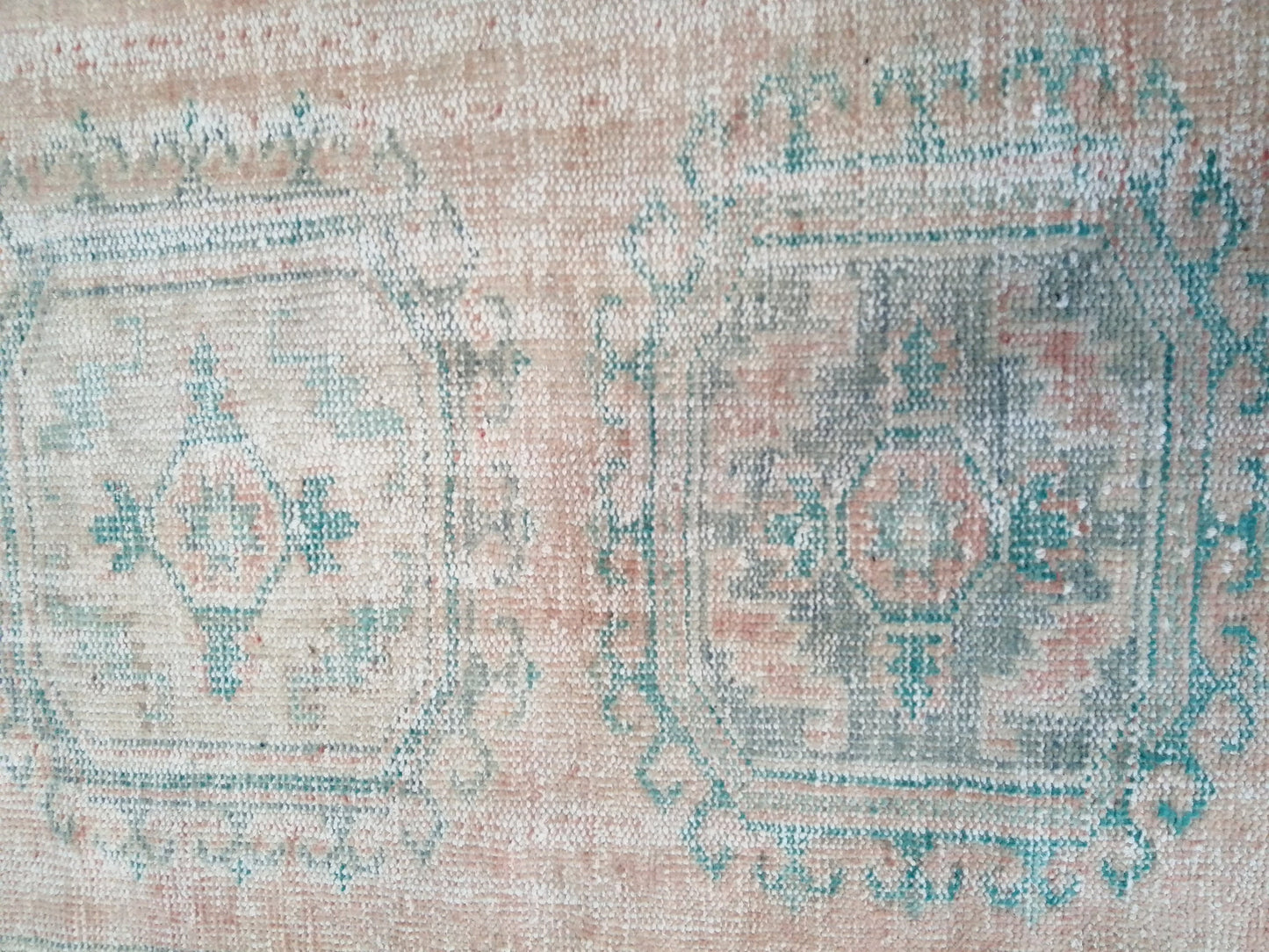 11.2 x 4.3 Muted Oushak Runner Rug Turkish Runner Rug Muted Vintage Runner Rug Hallway Runner Rug Kitchen Runner Rug Wool Runner Rug