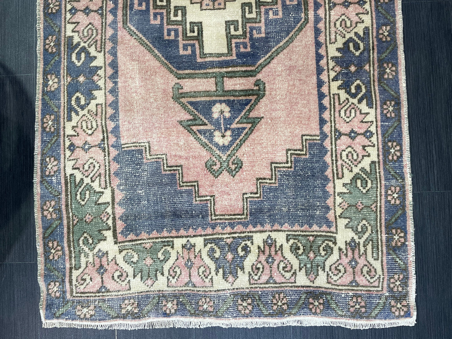 Vintage Oushak Rug, 3.2 x 5 Vintage Rug, Antique Rug, Handmade Rug, Hand Knotted Rug, Turkish Rug, Wool Rug