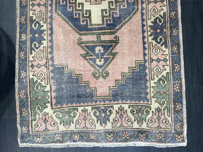 Vintage Oushak Rug, 3.2 x 5 Vintage Rug, Antique Rug, Handmade Rug, Hand Knotted Rug, Turkish Rug, Wool Rug