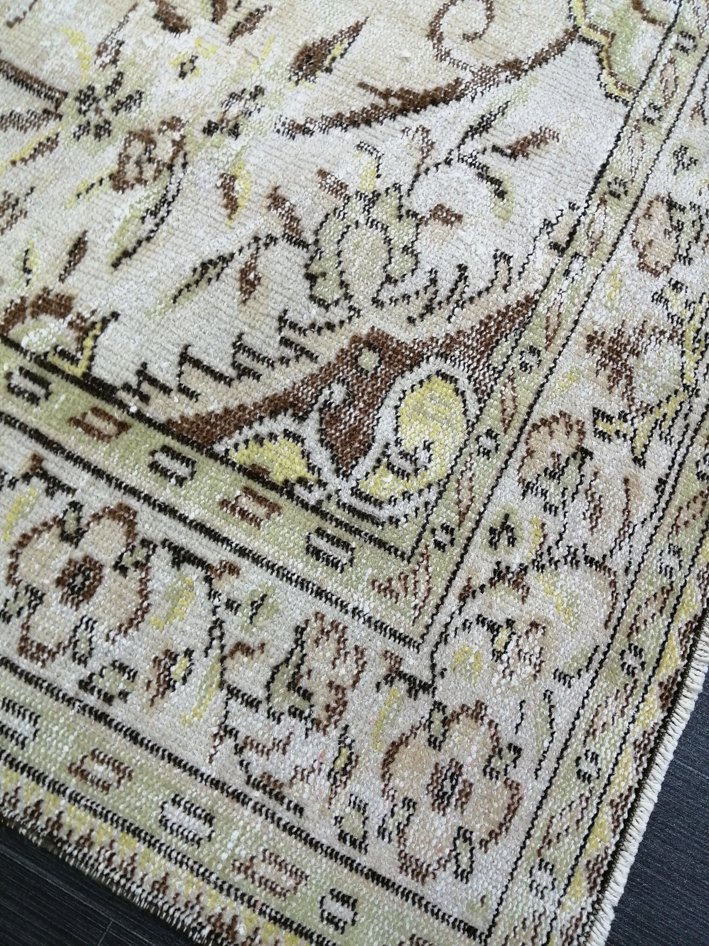 6x9 Muted Handmade Rug Oushak Rug, Rustic Rug Boho Rug, Muted Home Decor Rug  Turkish Rug, Farmhouse Rug Persian Rug Hand Knotted Rug