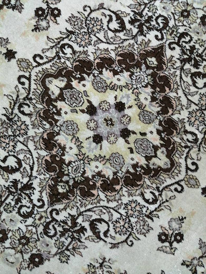 Vintage Oriental RUG TURKISH Rug Muted Vintage 7 x 10.4 Persian Rug Vintage Wool Neutral Oushak Rug Hand Made Rugs Vintage 7x10 Turkish Rug