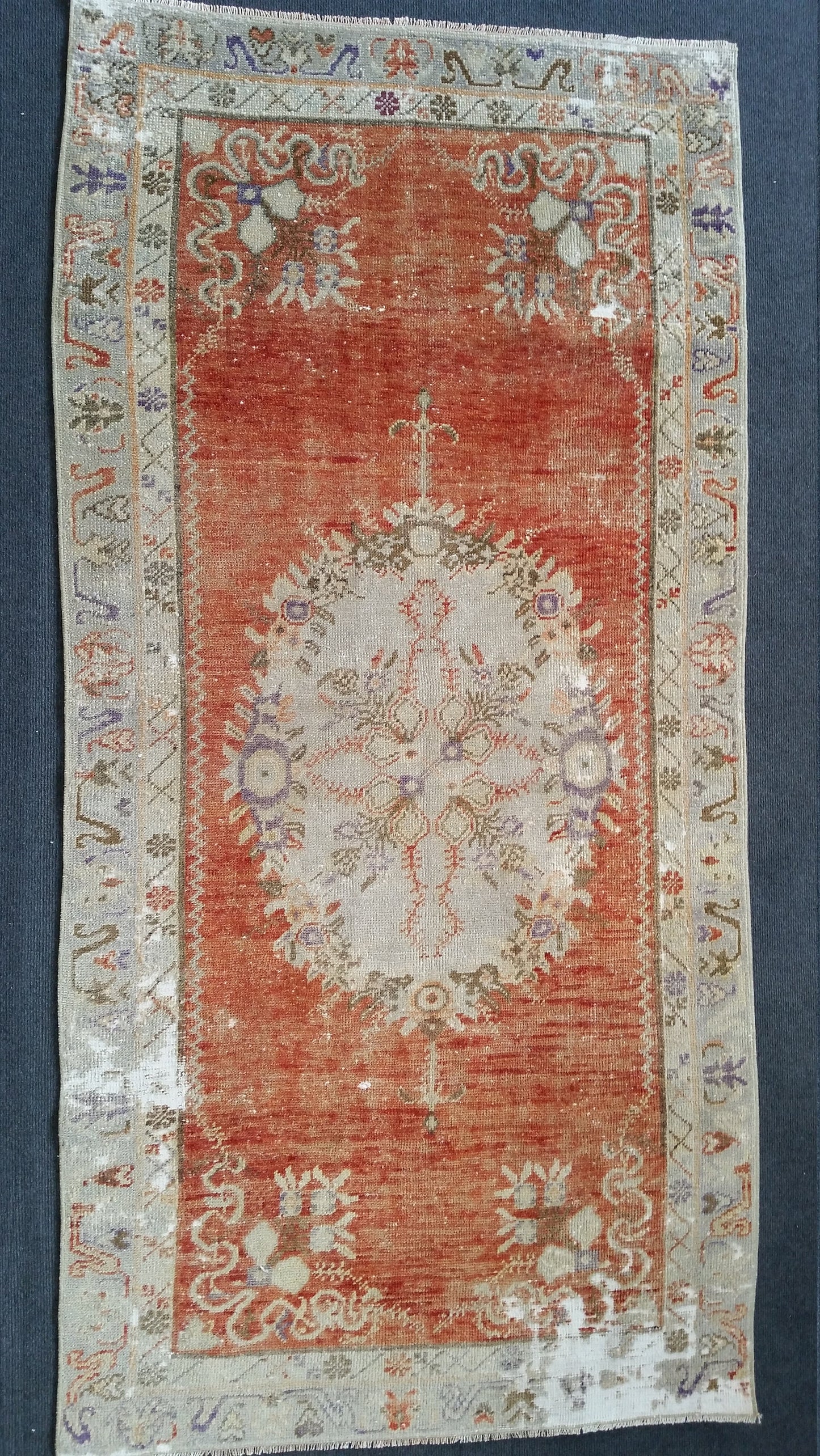 Oushak Rug Vintage Rug Turkish Rug