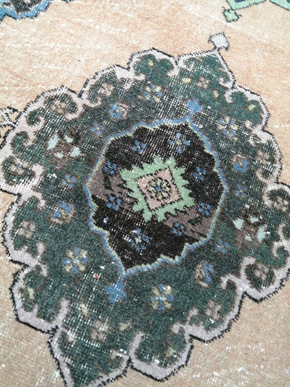 12.7 x 3.3 Oushak Runner Rug Turkish Runner Rug Vintage Runner Rug Hallway Runner Rug Oriental Runner Rug Oushak Runner